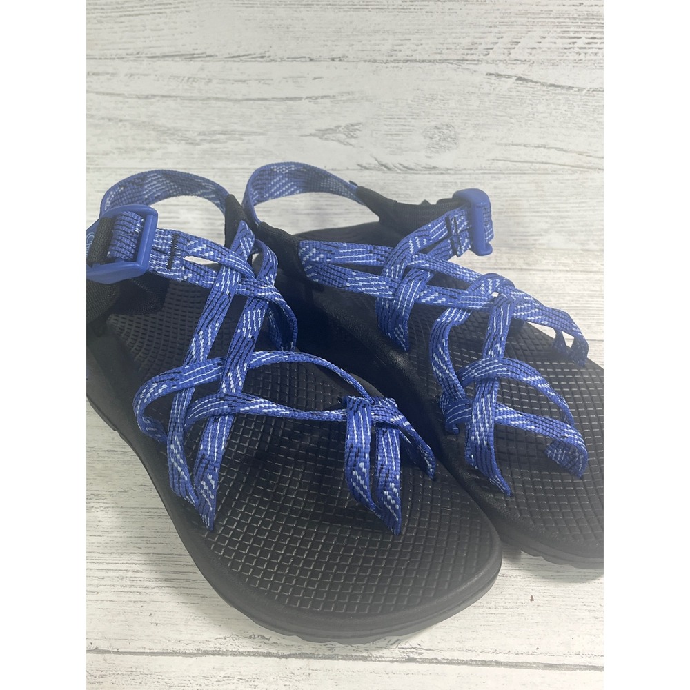 Chaco Z/Cloud X Sport Sandals Strappy Blue Hiking Water Shoes Womans Size 6